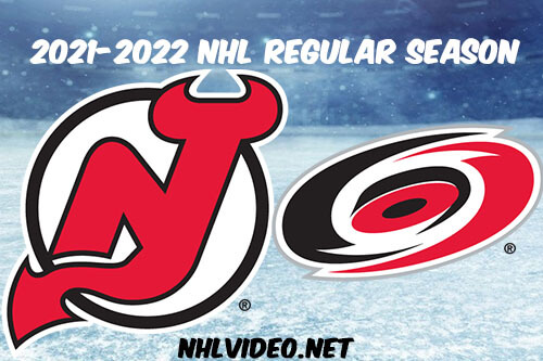 New Jersey Devils vs Carolina Hurricanes Full Game Replay 2022 Jan 29 NHL