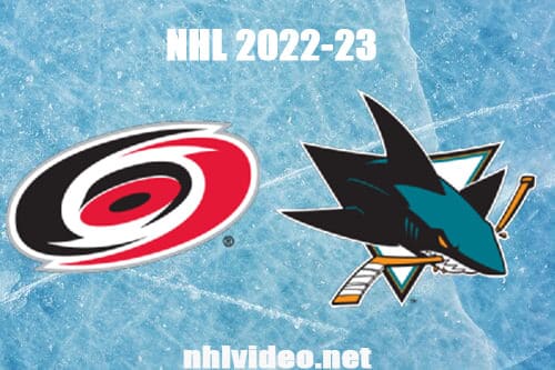 Carolina Hurricanes vs San Jose Sharks Full Game Replay 2022 Oct 14 NHL Regular Season