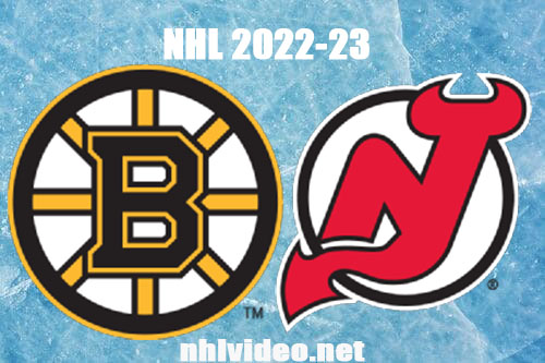 Boston Bruins vs New Jersey Devils Full Game Replay 2022 Oct 3 NHL Preseason