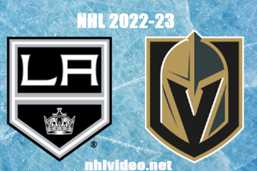 Los Angeles Kings vs Vegas Golden Knights Full Game Replay 2022 Sep 26 NHL Preseason