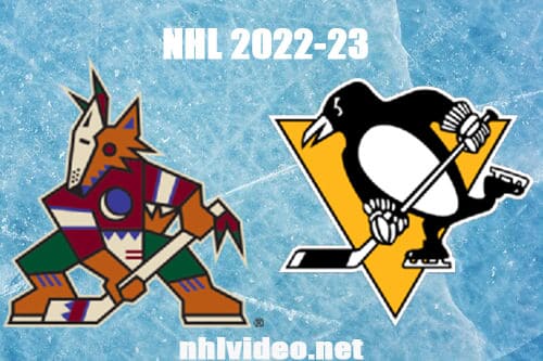 Arizona Coyotes vs Pittsburgh Penguins Full Game Replay 2022 Oct 13 NHL Regular Season