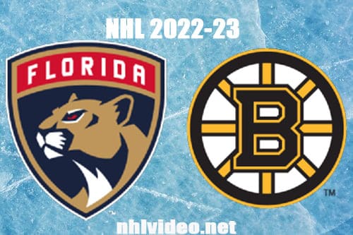 Florida Panthers vs Boston Bruins Full Game Replay 2022 Oct 17 NHL Regular Season