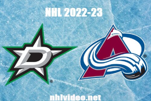 Dallas Stars vs Colorado Avalanche Full Game Replay 2022 Oct 5 NHL Preseason