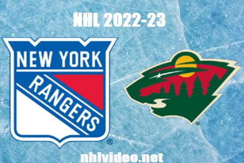 New York Rangers vs Minnesota Wild Full Game Replay 2022 Oct 13 NHL Regular Season