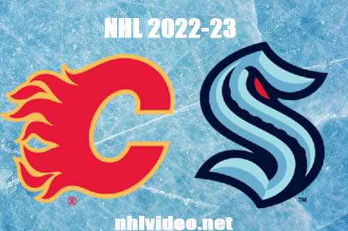 Calgary Flames vs Seattle Kraken Full Game Replay 2022 Sep 27 NHL Preseason