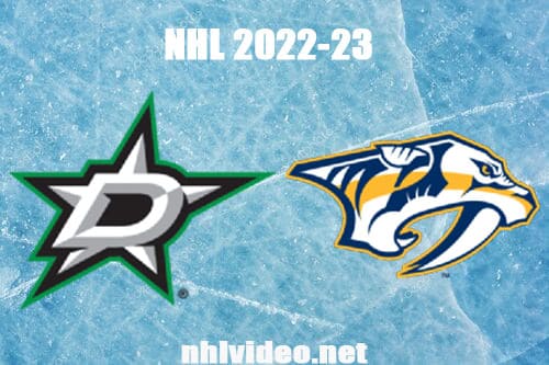 Dallas Stars vs Nashville Predators Full Game Replay 2022 Oct 13 NHL Regular Season