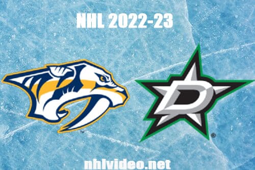 Nashville Predators vs Dallas Stars Full Game Replay 2022 Oct 15 NHL Regular Season