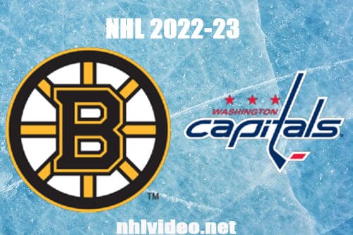 Boston Bruins vs Washington Capitals Full Game Replay 2022 Oct 12 NHL Regular Season