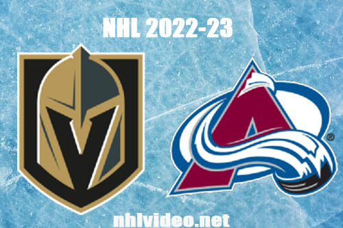Vegas Golden Knights vs Colorado Avalanche Full Game Replay 2022 Sep 28 NHL Preseason