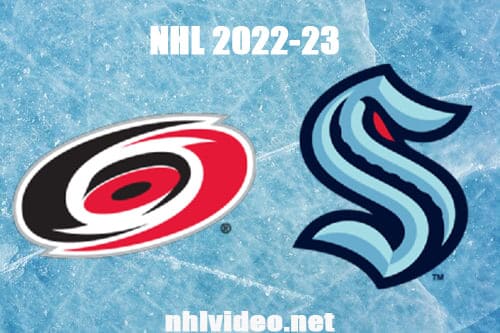 Carolina Hurricanes vs Seattle Kraken Full Game Replay 2022 Oct 17 NHL Regular Season