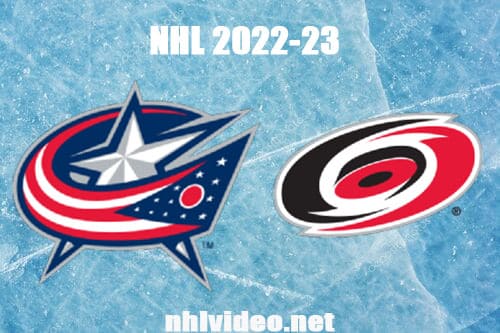 Columbus Blue Jackets vs Carolina Hurricanes Full Game Replay 2022 Oct 12 NHL Regular Season