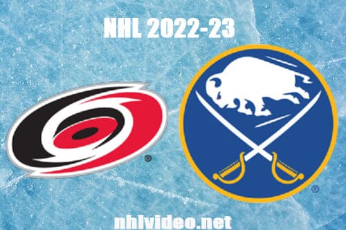 Carolina Hurricanes vs Buffalo Sabres Full Game Replay 2022 Oct 4 NHL Preseason