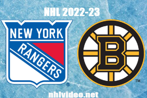 New York Rangers vs Boston Bruins Full Game Replay 2022 Sep 27 NHL Preseason