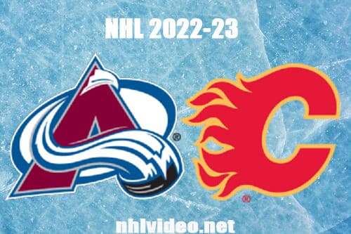 Colorado Avalanche vs Calgary Flames Full Game Replay 2022 Oct 13 NHL Regular Season