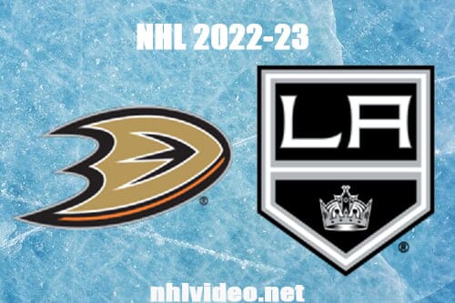 Anaheim Ducks vs Los Angeles Kings Full Game Replay 2022 Oct 8 NHL Preseason
